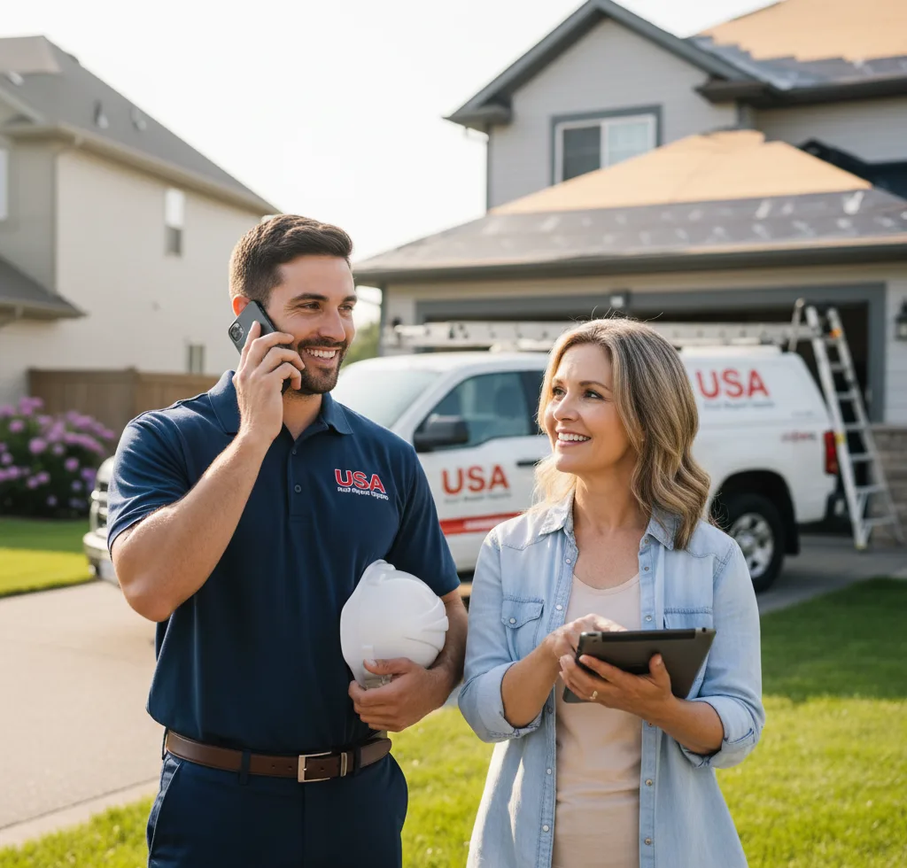 USA Roof Repair Experts customer support in Pendergrass